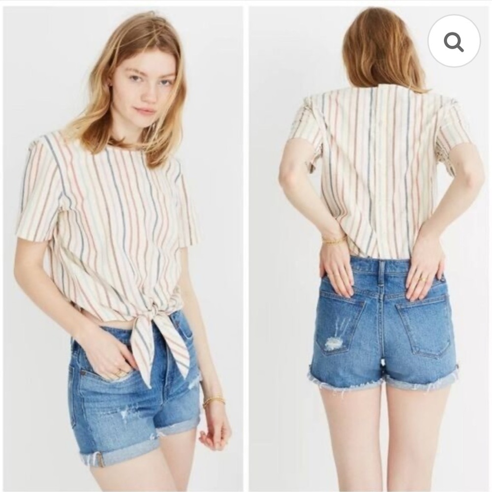 • Madewell • Women’s High-Rise Denim Shorts in Jordie Wash L4396 Blue 25